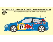 Decal – Ford Focus WRC 00 Rally Deutschland 2001 1/18 - LIMITED